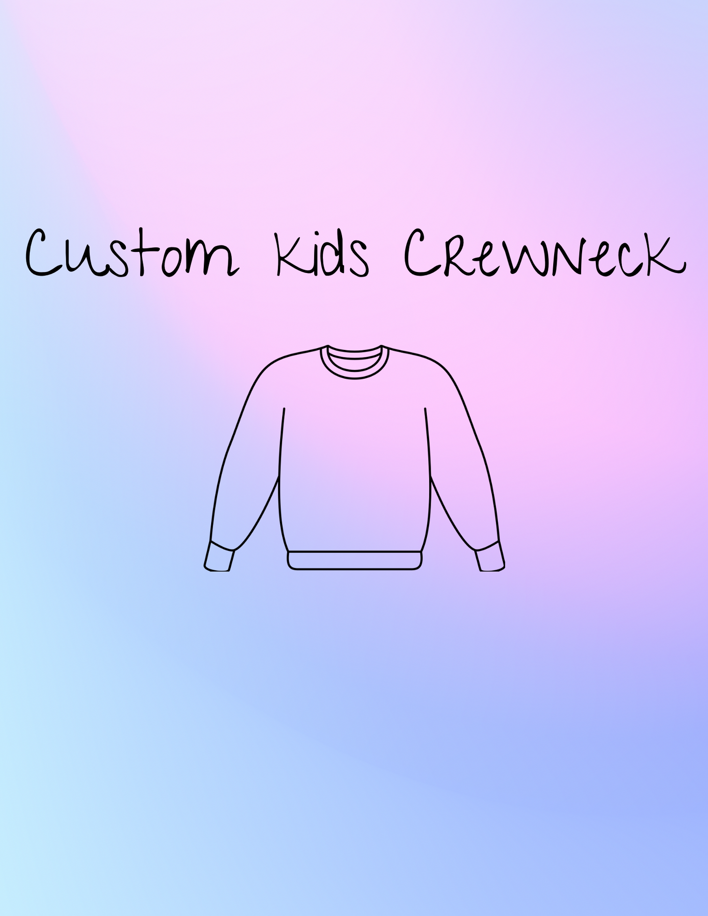 Custom Kids Crewneck