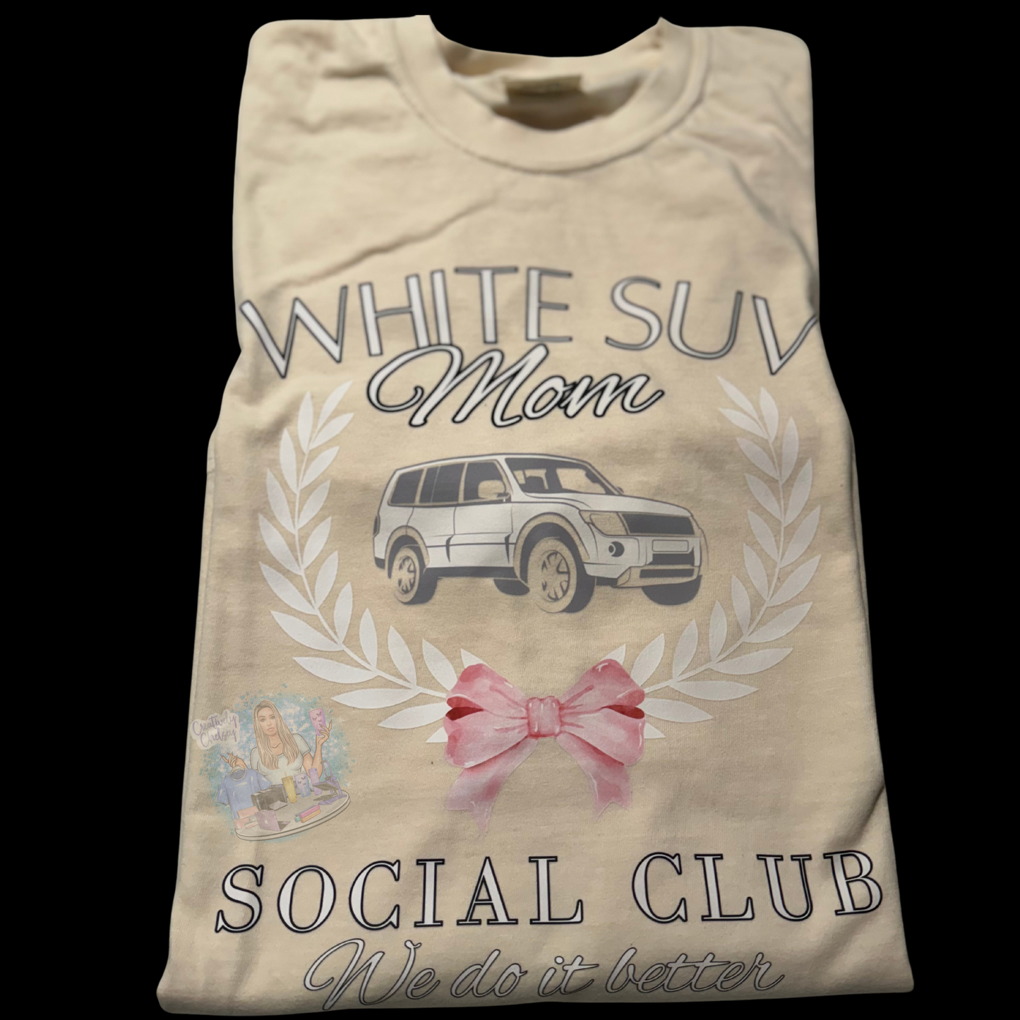 White SUV Mom